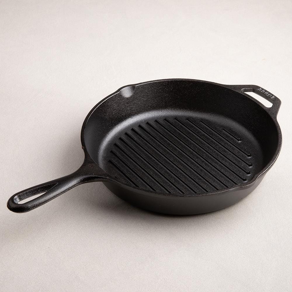 Cast Iron Skillet Lodge 10.25" Pre Seasoned Non-Stick Pan Cookware Grill Stove